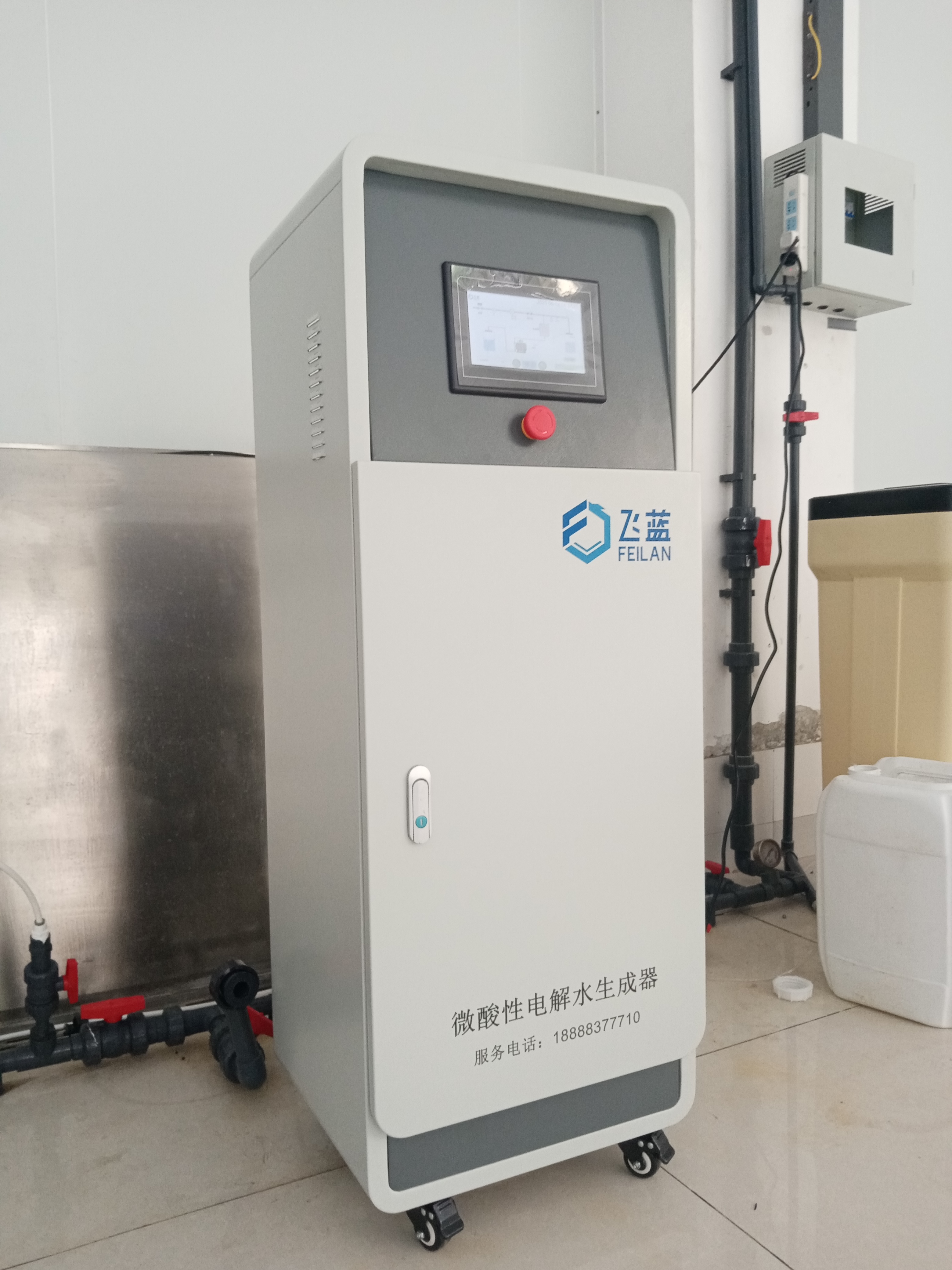 口腔科牙椅管路消毒專用100L次氯酸發(fā)生器發(fā)貨